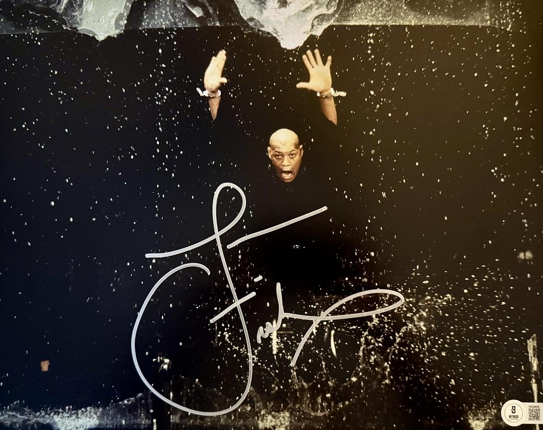 Laurence Fishburne Signed 11x14 Photo (Matrix) - Beckett COA